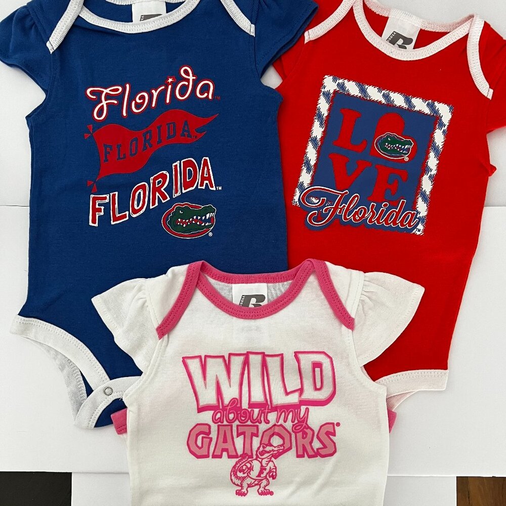 Florida Gators Onesies 6-9 Months